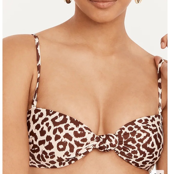 NWT J. Crew Knot Bandeau Bikini Top - Picture 3 of 7